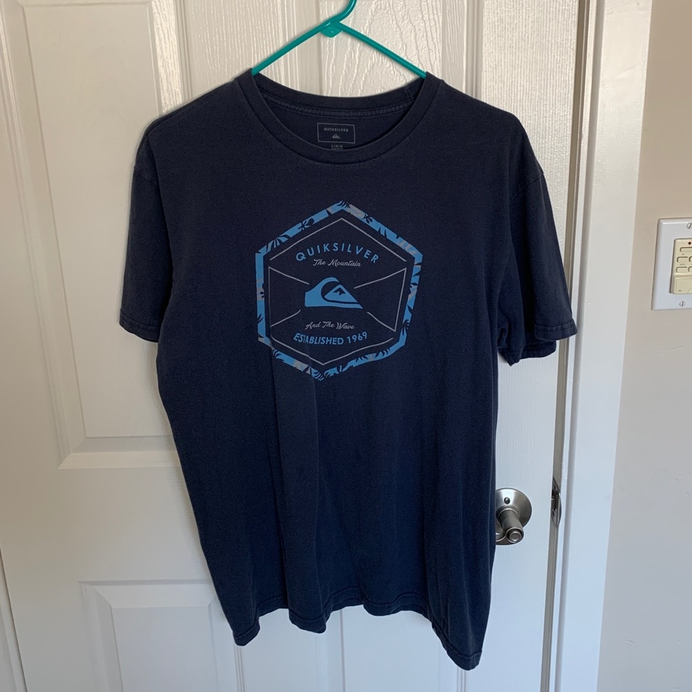 Navy Blue Quicksilver T-shirt Men’s L